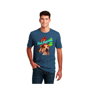 Blue Nevada SPCA T-shirt "Find Happiness"