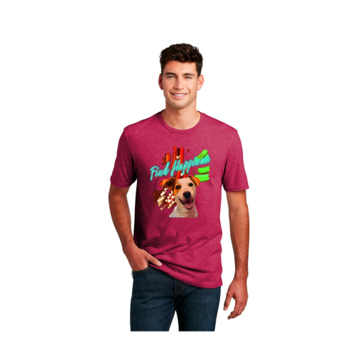 Red Nevada SPCA T-shirt “Find Happiness”